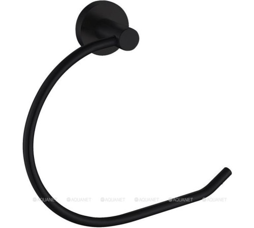 Держатель для полотенца Aquanet 4580MB настенный черный матовый 4580MB