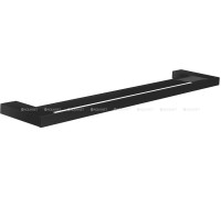 Держатель для полотенец Aquanet 5624DMB двухрядный 60 см черный матовый 5624DMB