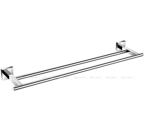 Держатель для полотенца Aquanet 60 см двухрядный хром 6124D