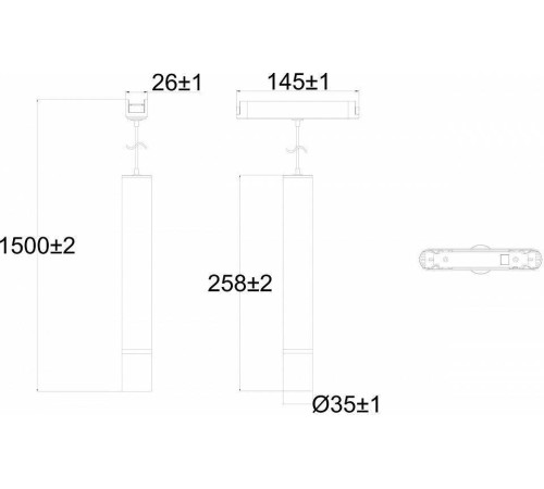 Подвесной светильник Denkirs AIR HANG DK5345-BK
