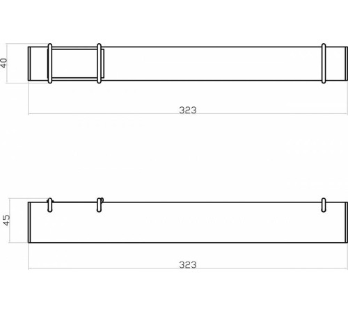 Накладной светильник Denkirs BELTY LINEAR DK5574-WH