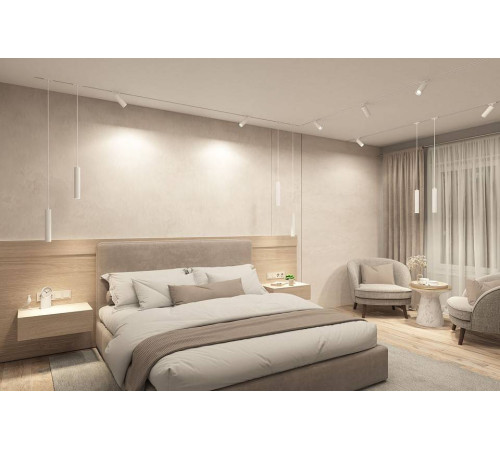 Светильник на штанге Denkirs Tube DK6202-WH