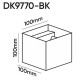 Накладной светильник Denkirs DK9770-BK