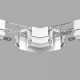 Соединитель угловой L-образный для треков встраиваемых Denkirs SMART ONE TR2026-WH