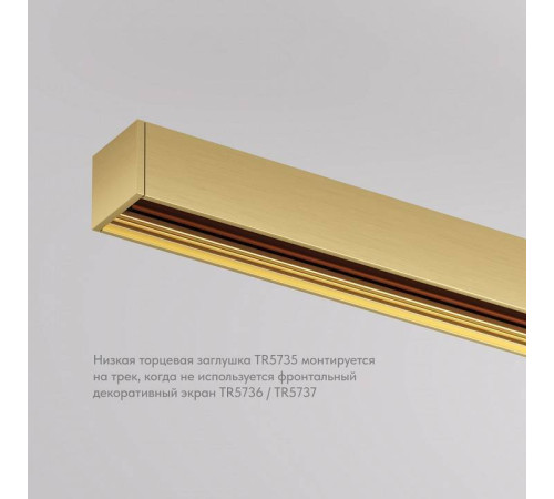 Заглушка для трека Denkirs SHINE BASE TR5735-SB