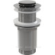 Водослив для умывальника AlcaPlast A394 Click-Clack 5/4 цельнометаллический A394