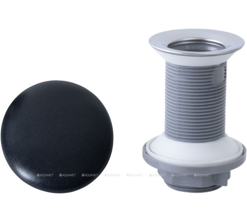 Донный клапан Allen Brau Fantasy керамический без перелива черный матовый 5.11001.31