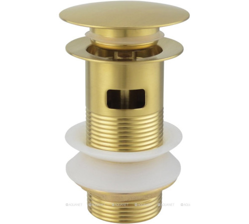 Донный клапан Allen Brau Priority Round 1 1/4 с переливом брашированное золото 5.31023-GB