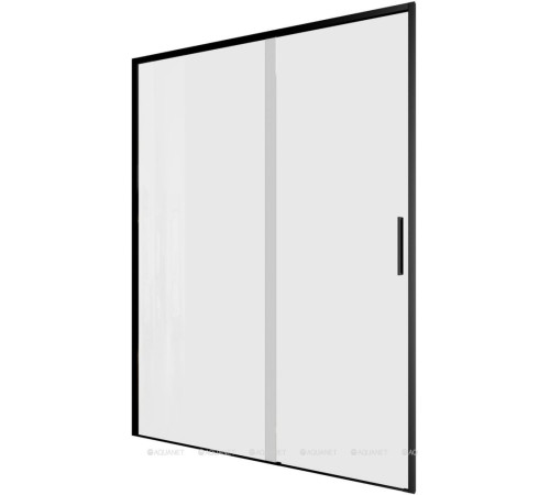 Душевая дверь в нишу Aquanet Pleasure Evo 1400 мм черный анод Easy Clean AE65-N140-BT