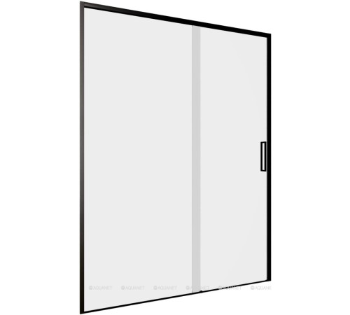 Душевая дверь в нишу Aquanet Pleasure Evo 1400 мм черный анод Easy Clean AE65-N140-BT