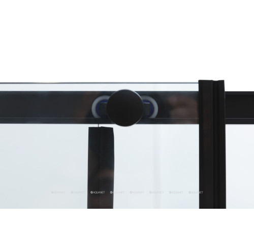 Душевая дверь в нишу Aquanet Pleasure Evo 1400 мм черный анод Easy Clean AE65-N140-BT