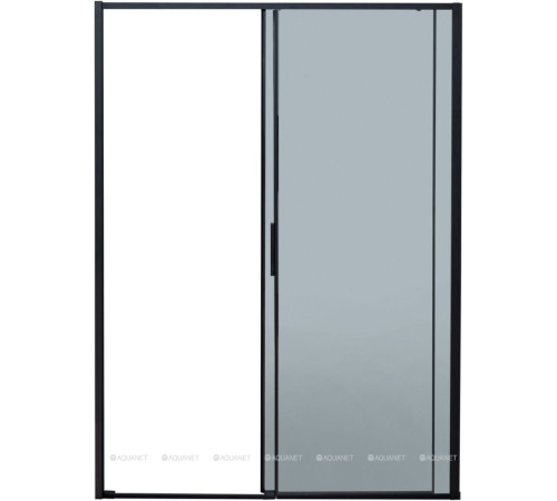 Душевая дверь в нишу Aquanet Pleasure Evo 1400 мм черный анод Easy Clean AE65-N140-BT