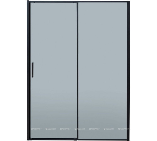 Душевая дверь в нишу Aquanet Pleasure Evo 1400 мм черный анод Easy Clean AE65-N140-BT