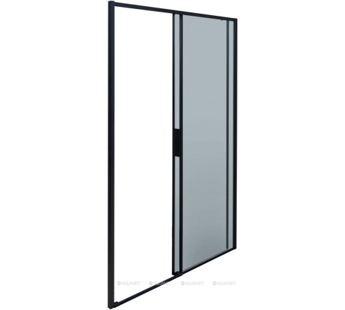 Душевая дверь в нишу Aquanet Pleasure Evo 1400 мм черный анод Easy Clean AE65-N140-BT