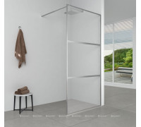 Душевая перегородка Aquanet SW-1000CT 100х200 см стекло 6 мм с суппортом хром SW-1000CT
