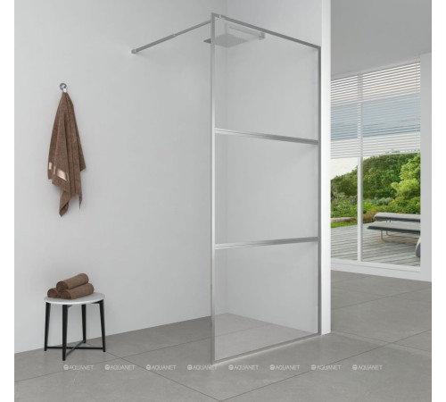 Душевая перегородка Aquanet SW-900CT 90х200 см стекло 6 мм с суппортом хром SW-900CT