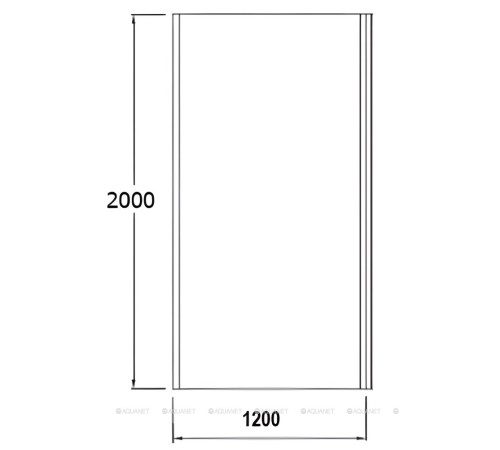 Душевое ограждение Jacob Delafon Contra фиксированное матовое стекло 120 см E22WD120-GA
