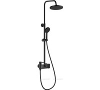 Душевая система Haiba HB24590-7 со смесителем и верхним душем черный HB24590-7