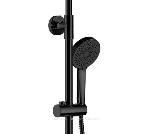 Душевая система Haiba HB24590-7 со смесителем и верхним душем черный HB24590-7