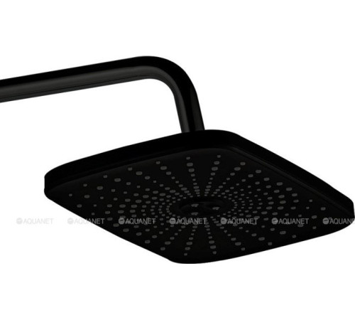 Душевая система Haiba HB24615-7 с изливом и тропическим душем черный HB24615-7