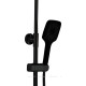 Душевая система Haiba HB24615-7 с изливом и тропическим душем черный HB24615-7