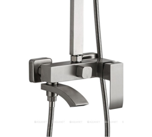 Душевая система Haiba HB24815 с изливом и тропическим душем нержавеющая сталь HB24815