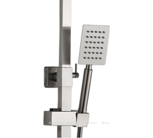Душевая система Haiba HB24815 с изливом и тропическим душем нержавеющая сталь HB24815