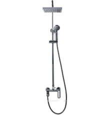 Душевая стойка со смесителем Bravat Opal с поворотным изливом F6125183CP-A-RUS