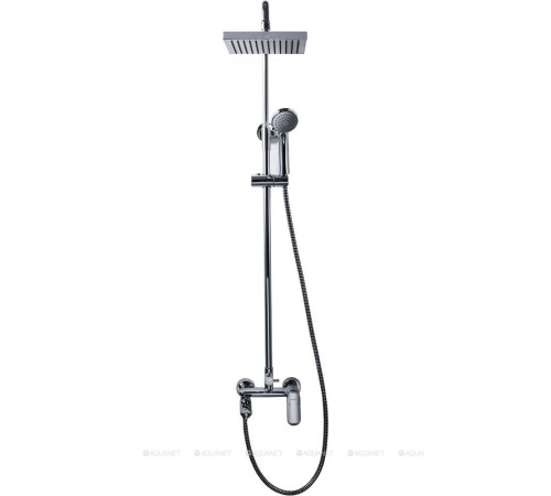 Душевая стойка со смесителем Bravat Opal с поворотным изливом F6125183CP-A-RUS