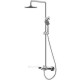 Душевая колонна с термостатом и изливом Bravat Waterfall F639114C-A2-RUS