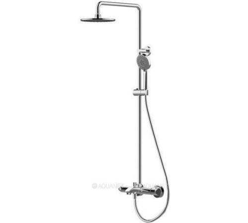 Душевая колонна с термостатом и изливом Bravat Waterfall F639114C-A2-RUS