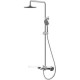 Душевая колонна с термостатом и изливом Bravat Waterfall F639114C-A2-RUS
