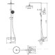 Душевая колонна с термостатом и изливом Bravat Waterfall F639114C-A2-RUS
