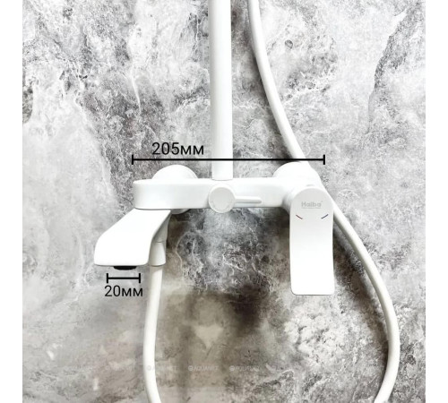 Душевая стойка Haiba HB24553-8 белый HB24553-8