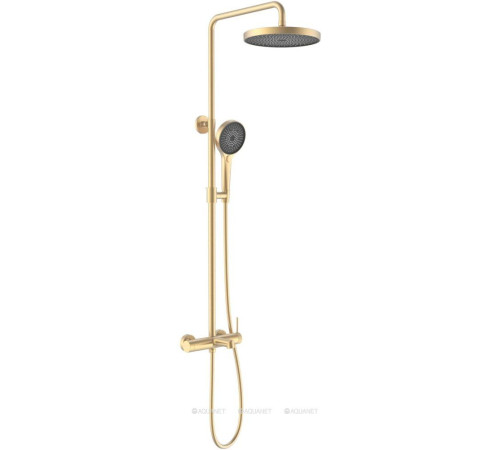 Душевая стойка Vincea Rim с изливом брашированное золото VSFS-2RM1BG