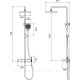Душевая стойка Vincea Rim с изливом брашированное золото VSFS-2RM1BG