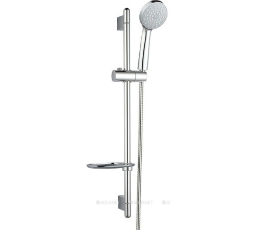 Душевой комплект Bravat D152CP-3-RUS шланг 1.5 м лейка 1 режим 80 мм D152CP-3-RUS