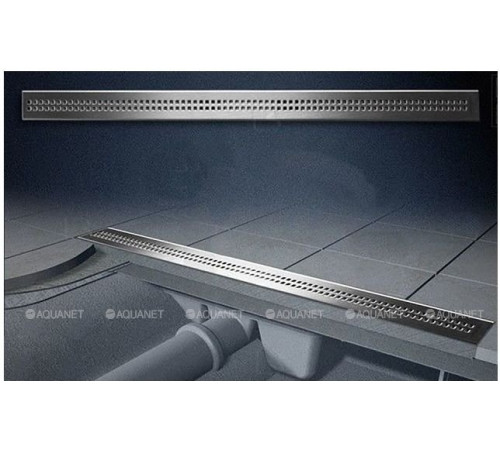 Водоотводящий желоб AlcaPlast Simple с порогами 750 мм APZ9-750M