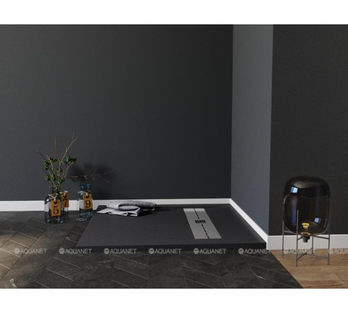 Душевой поддон Aquanet Delight NEW 1200х800х30 мм черный камень без сифона 00258897