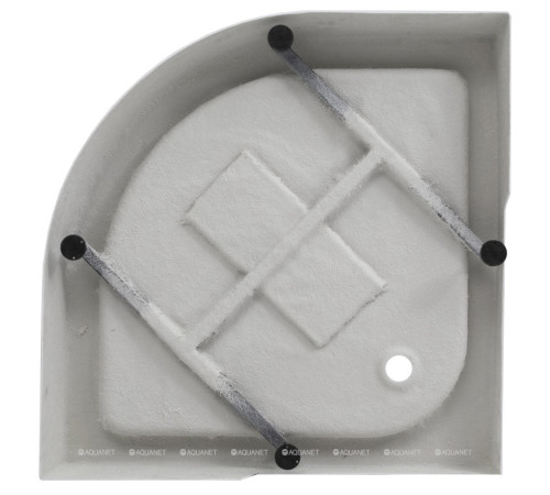 Поддон душевой Aquanet НХ515 четверть круга акриловый 90х90х15 см 00293844