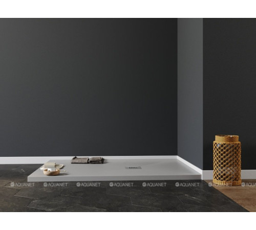 Душевой поддон Aquanet Pleasure NEW 1400х800х30 мм серый камень без сифона 00258878