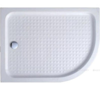 Душевой поддон Cezares Tray 120x80 см радиальный асимметричный левый акриловый TRAY-A-RH-120/80-550-15-W-L
