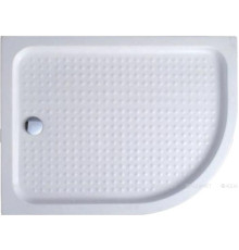 Душевой поддон Cezares Tray 120x80 см радиальный асимметричный левый акриловый TRAY-A-RH-120/80-550-15-W-L