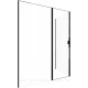 Душевое ограждение Allen Brau Priority 1600х1000 мм 8 мм черный браш 3.31039.BBA/3.31048.BBA