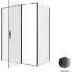 Душевое ограждение Allen Brau Priority 1600х1000 мм 8 мм черный браш 3.31039.BBA/3.31048.BBA