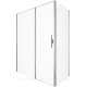 Душевое ограждение Allen Brau Priority 1600х800 мм 8 мм хром 3.31037.00/3.31040.00