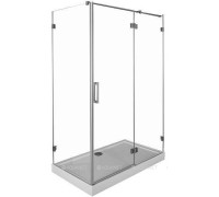 Душевое ограждение Aquanet Beta 800x1400x2000 мм левое распашная дверь прозрачное стекло хром NWD1231