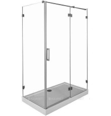 Душевое ограждение Aquanet Beta 800x1500x2000 мм левое прозрачное стекло NWD1231