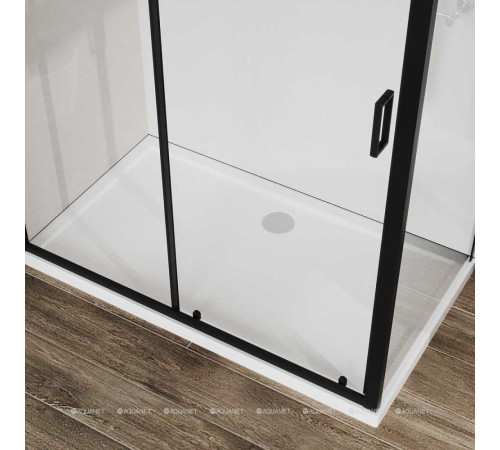 Душевой уголок Vincea City 1200x900 мм черный прозрачное стекло VSR-5CT9012CLB