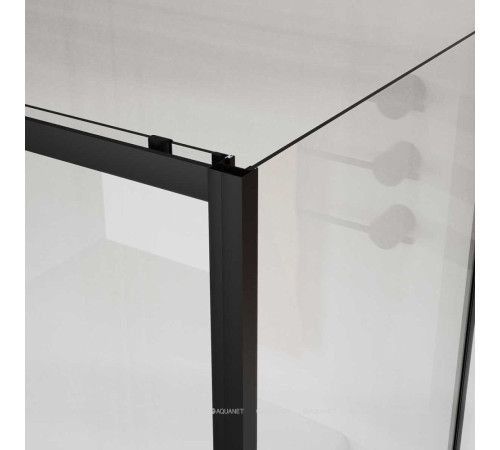 Душевой уголок Vincea City 1200x900 мм черный прозрачное стекло VSR-5CT9012CLB